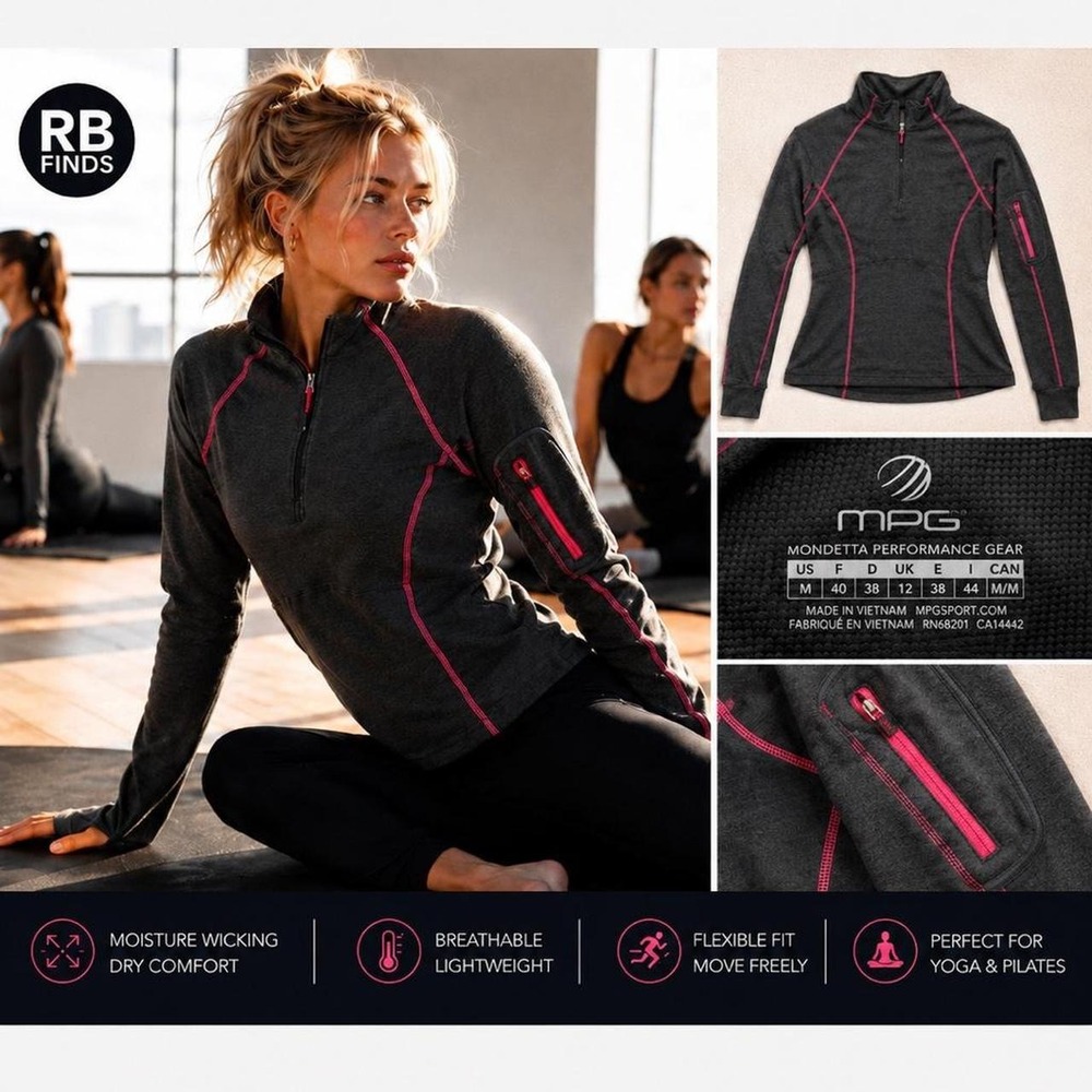 Mondetta Performance Quarter Zip Pullover